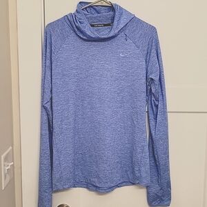 Nike long sleeve blue running shirt